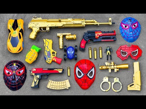 Spider Man Action Series Guns & Equipment, Realistic Sniper Gun, Dragon Pistol, Revolvers, Handcuff