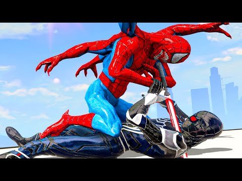 Black Spiderman vs Spider Dopplerganger – What If Battle Superheroes