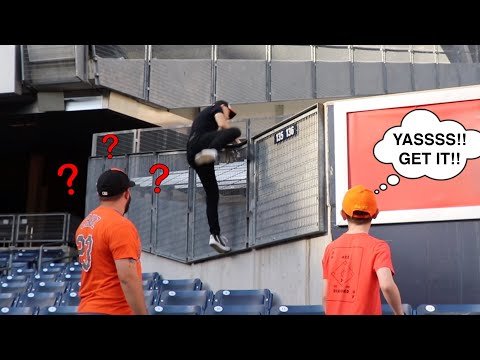 I pulled a SPIDER-MAN move at Yankee Stadium for a home run ball