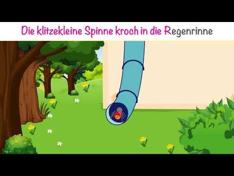 “Itsy Bitsy Spider” Song in German and English