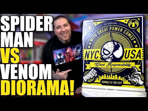 SPIDER-MAN vs VENOM Maquette by SIDESHOW | Statue Unboxing & Review