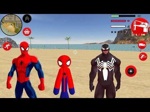 Süper Kahraman Çöp Adam – Amazing Spider-StickMan Rope Hero #38 – Android Gameplay