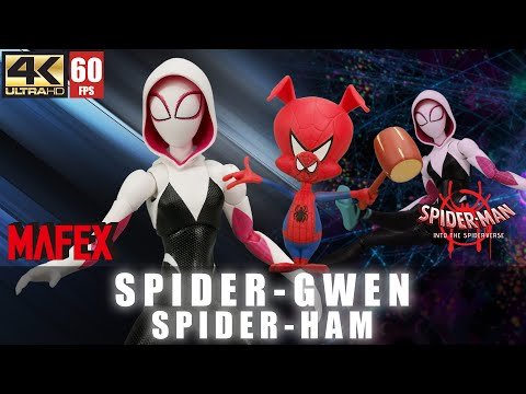 REVIEW : Mafex Spider-Gwen and Spider-Ham from Spider-Man Into The Spider-Verse | Unbox | Review