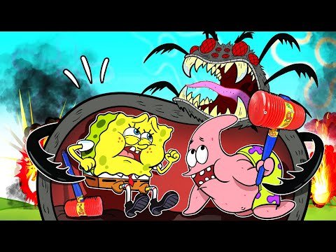 Funny Animation❗🕷💥Spider Vs SpongeBob | SpongeBob is here to save the city! | Slime cat