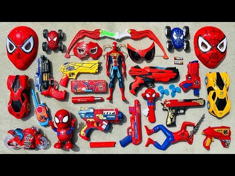 Spider Man Action Series Guns & Equipment – Bow & Arrow, Mp40 SMGs, Realistic Avengers Characters