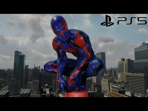 Spider-Man Remastered PS5 – 2099 Black Suit Free Roam Gameplay (4K Fidelity Mode)