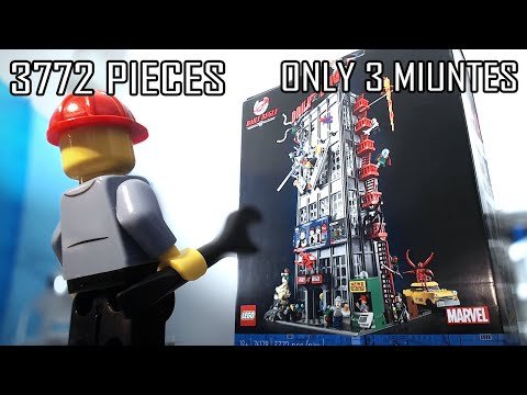 Building The BIGGEST Lego Spider-Man Set In 3 Minutes