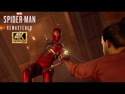 Spider-Man Saves Charles Standish With Classic Iron Spider Suit – Marvel’s Spider-Man Remastered 4K