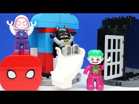 Lego Duplo Spidey And His Amazing Friends Spider-Man Headquarters Toy Playset With Slide