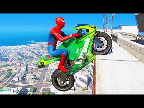 GTA 5 Spiderman Epic Jumps #13 ( Spider-Man Stunts & Fails )