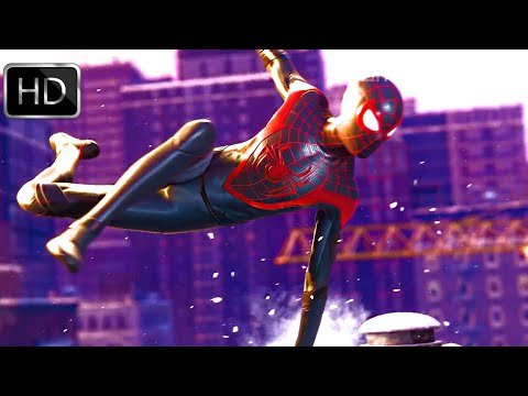 Spider-man Miles Morales | NEW Free Roam Web Swinging GAMEPLAY