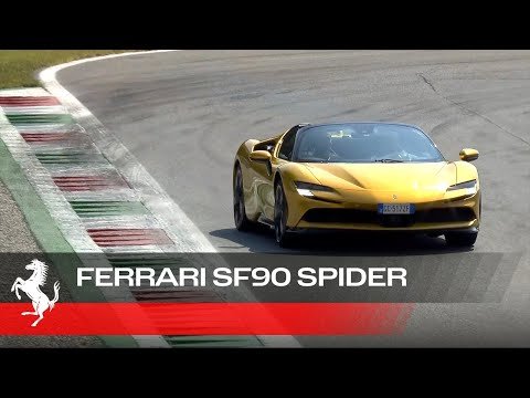 Marcell Jacobs Hot Lap With Ferrari SF90 Spider