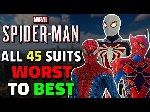 ALL 45 SUITS in Spider-Man PS4 Remastered Ranked WORST TO BEST | PlayStation 5