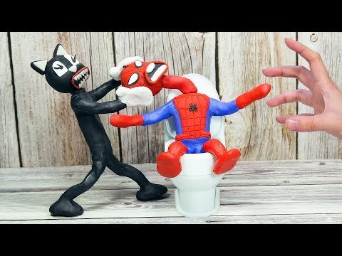 SPIDER-MAN’s VS CARTOON CAT : SPIDER-MAN Transformation In Real Life – Stop Motion Cooking & ASMR