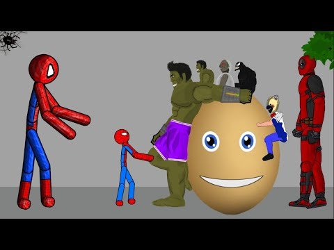 SPIDER-MAN vs HULK vs GRANNY #2 | Funny Animation – Drawing Cartoons 2