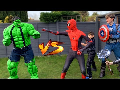 Hulk Vs Spider-Man!! (Superhero Shorts)