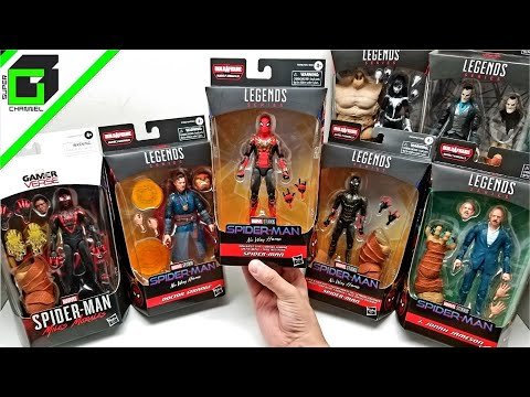 SPIDER-MAN No Way Home MARVEL LEGENDS (Armadillo BAF) UNBOXING and REVIEW