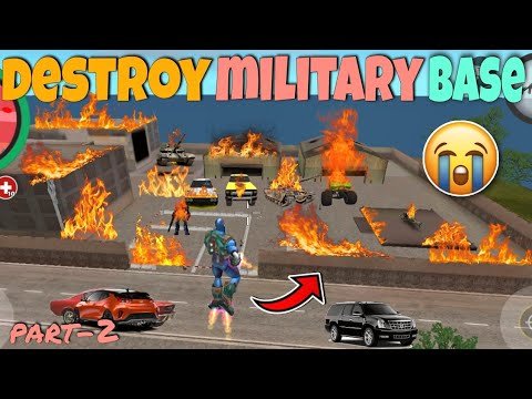 destroy military base rope hero vice town | update 6.0.2 | black spider 2.0