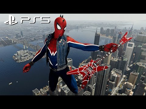 Spider-Man PS5 – Spider-Punk Suit Free Roam Gameplay (4K)