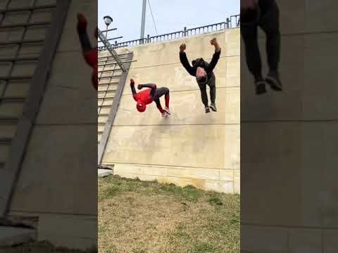 Spiderman vs Parkour #shorts