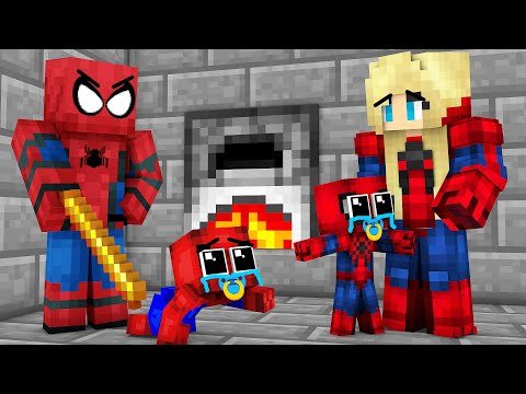 Monster School : BREWING SPIDER-MAN FAMILY CHALLENGE – Minecraft Animation