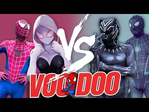 Spider-Man & Iron Man Vs. Black Panther The Voodoo Story (FUNNY)