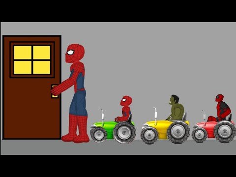 Granny vs Spider-man vs Hulk Funny Animation Part 4 – Drawing Cartoons 2