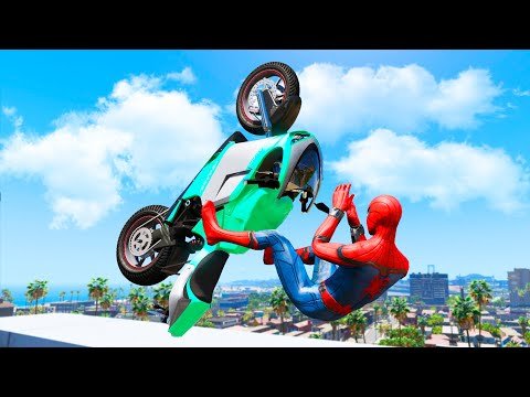GTA 5 Spiderman Epic Jumps – (Spider-Man Stunts & Fails) #5