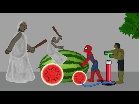 Granny vs Red Spider-man Funny Animation – Drawing Cartoons 2