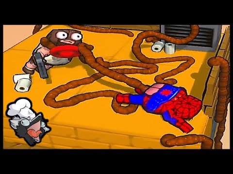 Shoot Web-Poop Just Like a Real Spider! | The Amazing Poopy Parker