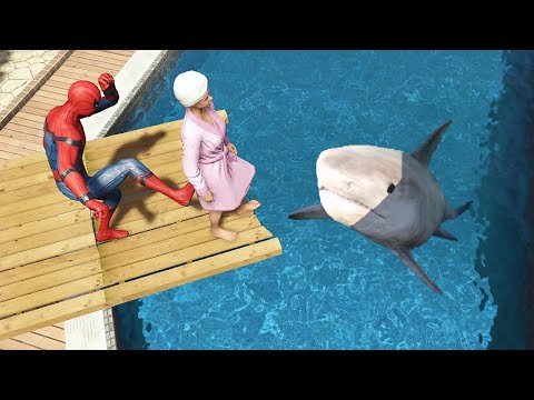 GTA 5 Water Ragdolls | Spider-Man Jumps/Fails ep.139 (Euphoria physics)