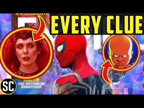 SPIDER-MAN: No Way Home Empire Cover: SCARLET WITCH Clues and New Villain Reveals} Marvel Breakdown