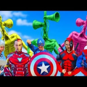 Superheroes VS Siren Head, Cartoon Cat, SCP | Hulk GoPro | Spider-Man No Way Home