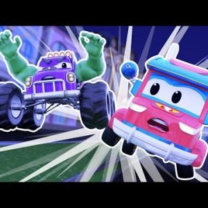 Super SPIDER TRUCK vs. Monster Truck HULK | Avengers Superhero Show | SuperTruck – Rescue | Cartoons