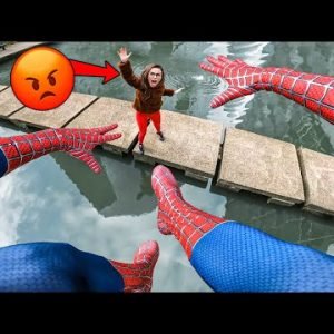 SpiderMan Escaping Angry Mom (Action POV)