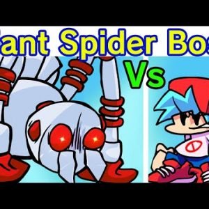 Friday Night Funkin’ VS Giant Enemy Spider | Huge Boss Battle (FNF Mod/Hard)