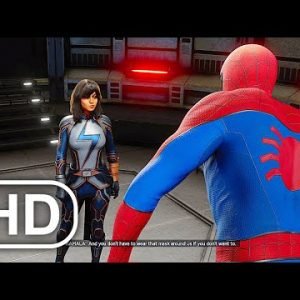 Ms. Marvel Tells Spider-Man To Take Off His Mask Scene – Marvel’s Avengers