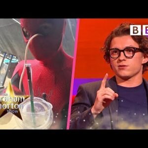 How Tom Holland drinks inside the Spider-Man costume – BBC