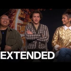 Tom Holland, Zendaya, Jacob Batalon Tease ‘Satisfying’ ‘Spider-Man: No Way Home’ | EXTENDED