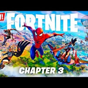 *NEW* FORTNITE CHAPTER 3 BATTLE PASS! New Map Gameplay! (Fortnite Spider-Man Battle Pass)