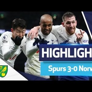 Lucas Moura screamer and another Sonny Spider-Man celebration | HIGHLIGHTS | Spurs 3-0 Norwich