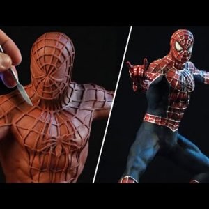 Sculpting SPIDER-MAN  [ Tobey Maguire ] – Timelapse