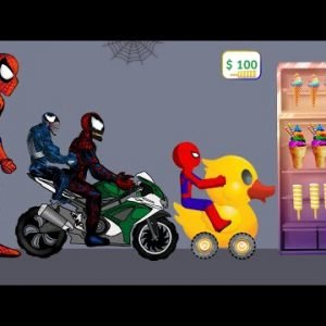Spider man vs Venom Funny Animation – Drawing Cartoons 2