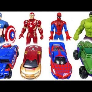 Paw Patrol! Let’s play! Marvel Tomica and Metakore Hulk, Spider Man transform! | DuDuPopTOY