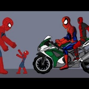 Spider man vs Deadpool Funny Animation – Drawing Cartoons 2