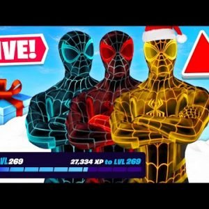 New SPIDER-MAN SUPER STYLES Update! Going for the WIN WORLD RECORD! (Fortnite Chapter 3)