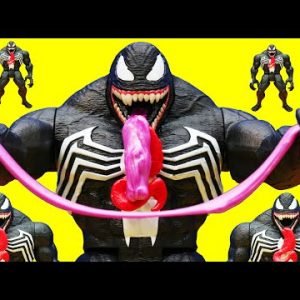 Marvel Spider-Man Maximum Venom Venomized ooze | Ultimate Toy Compilation | Toy Slime Video