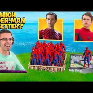 Spider Man TRIVIA in Fortnite!