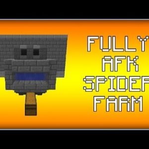 Minecraft Tutorial – Fully AFK Spider Farm