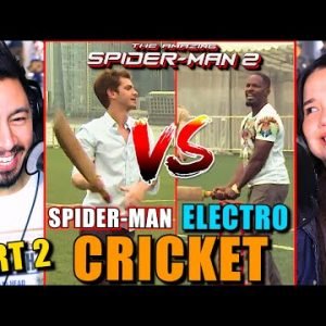 SPIDER-MAN VS ELECTRO in CRICKET PART 2! | Reaction | Andrew Garfield, Jamie Foxx